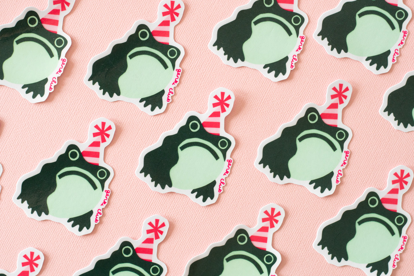 Grumpy Frog Sticker