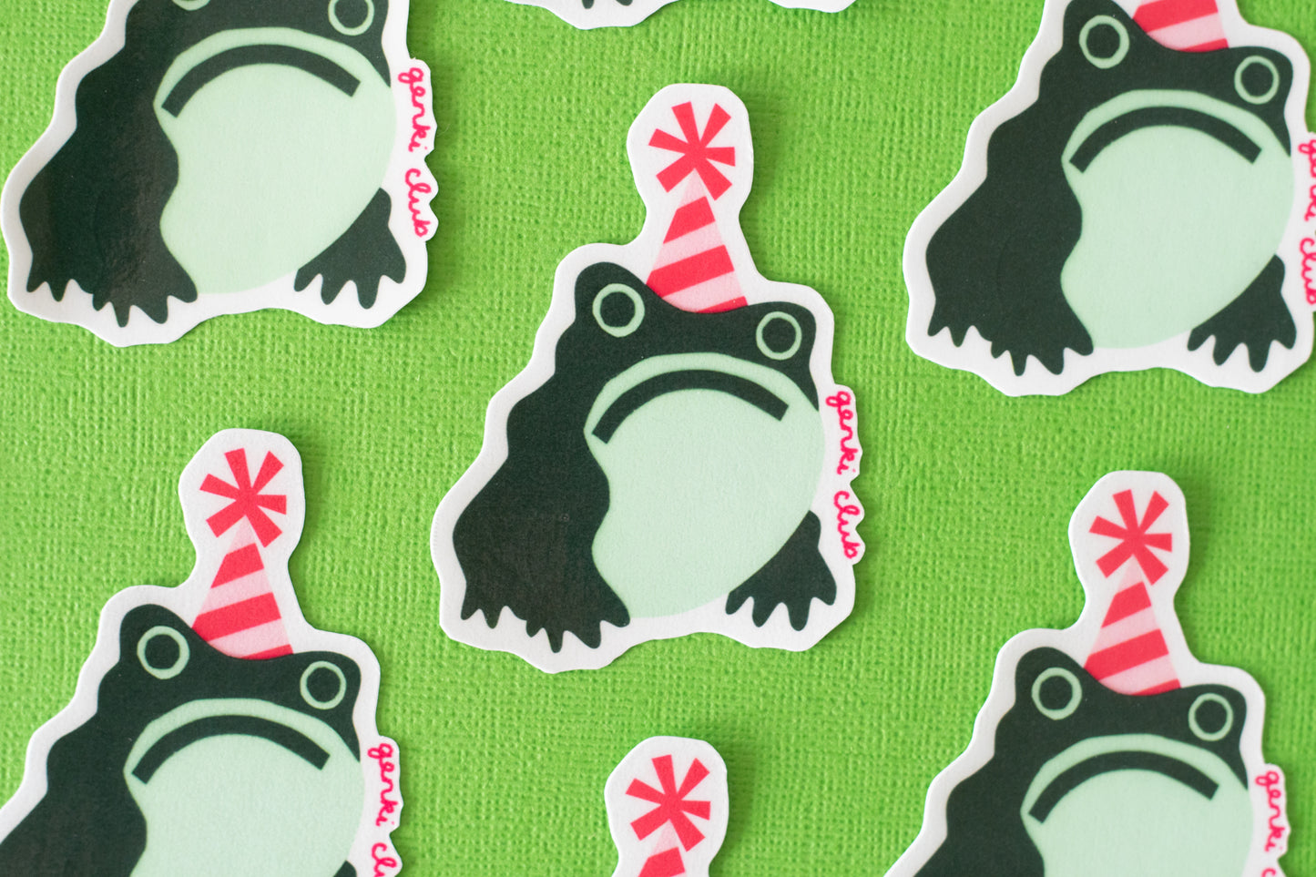 Grumpy Frog Sticker