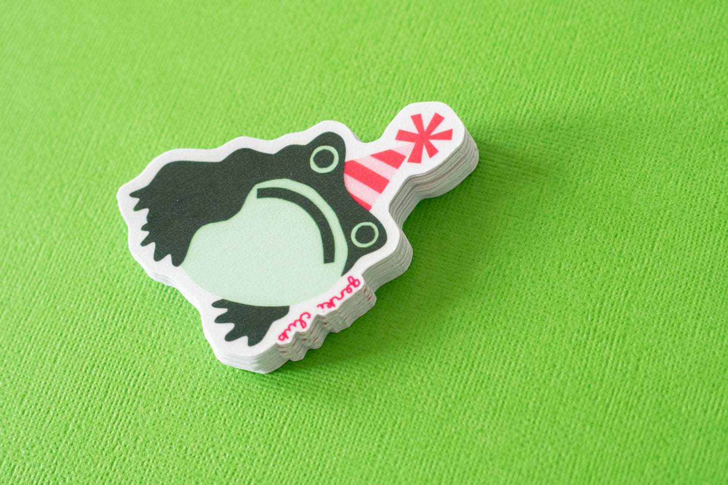 Grumpy Frog Sticker