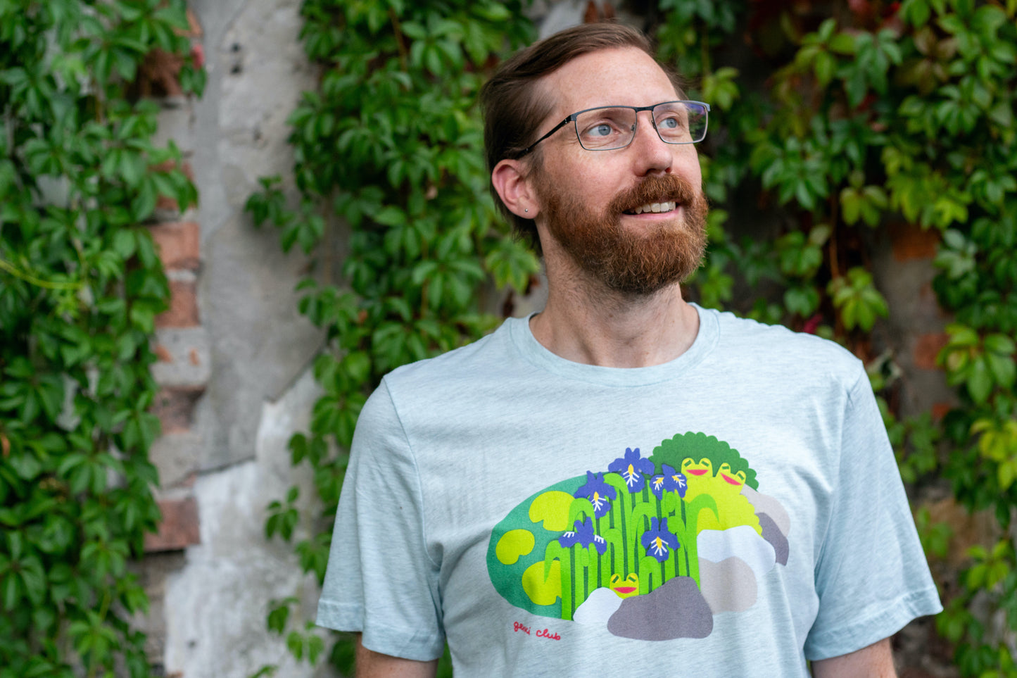 Happy Froggy Pond Unisex T-shirt