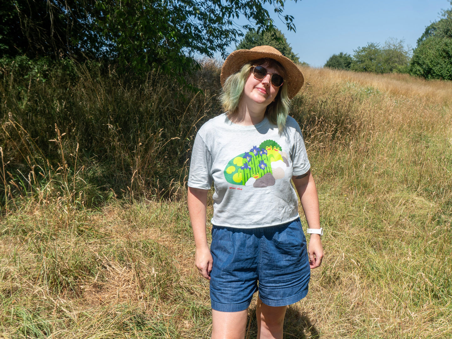 Happy Froggy Pond Unisex T-shirt