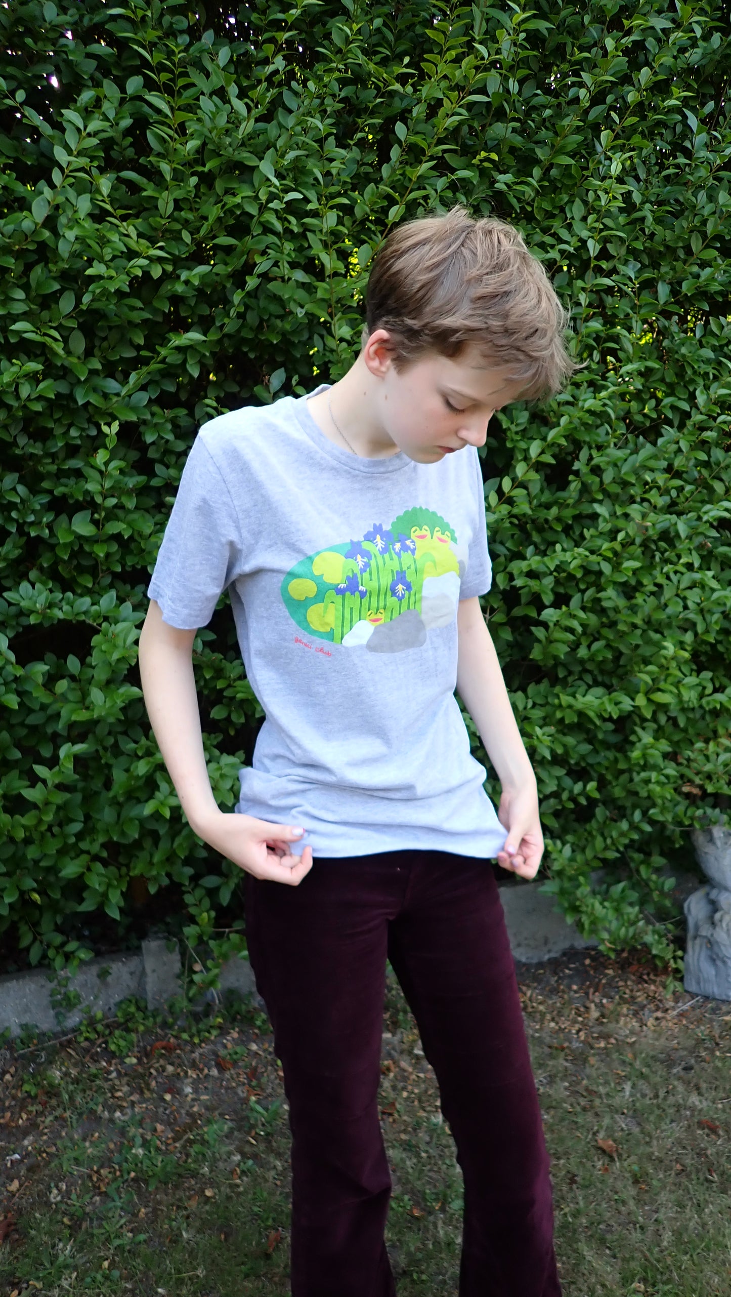 Happy Froggy Pond Unisex T-shirt