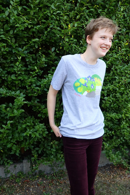 Happy Froggy Pond Unisex T-shirt