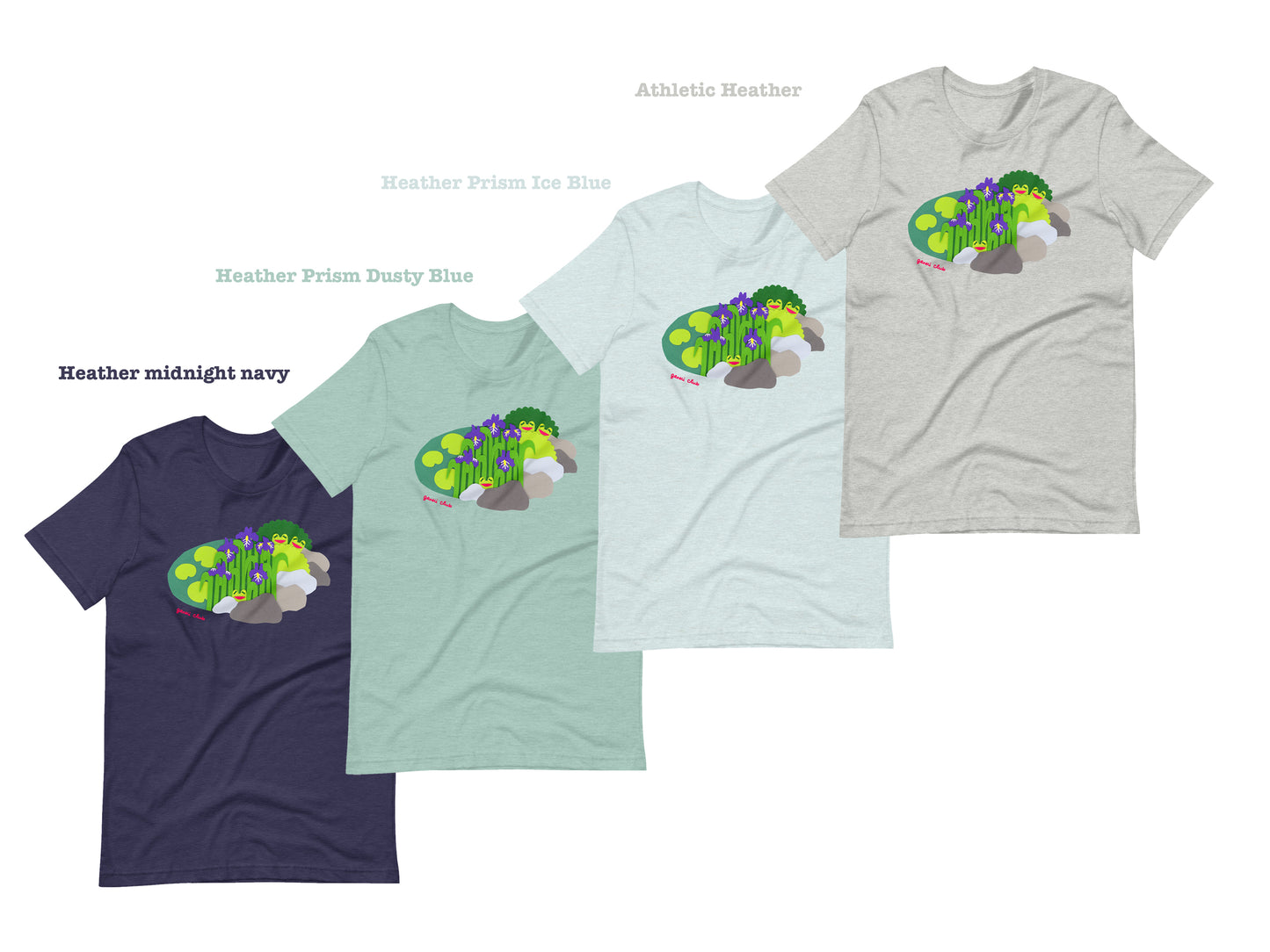 Happy Froggy Pond Unisex T-shirt