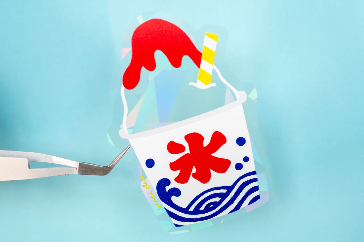 Kakigōri Suncatcher Sticker | Japanese shaved ice