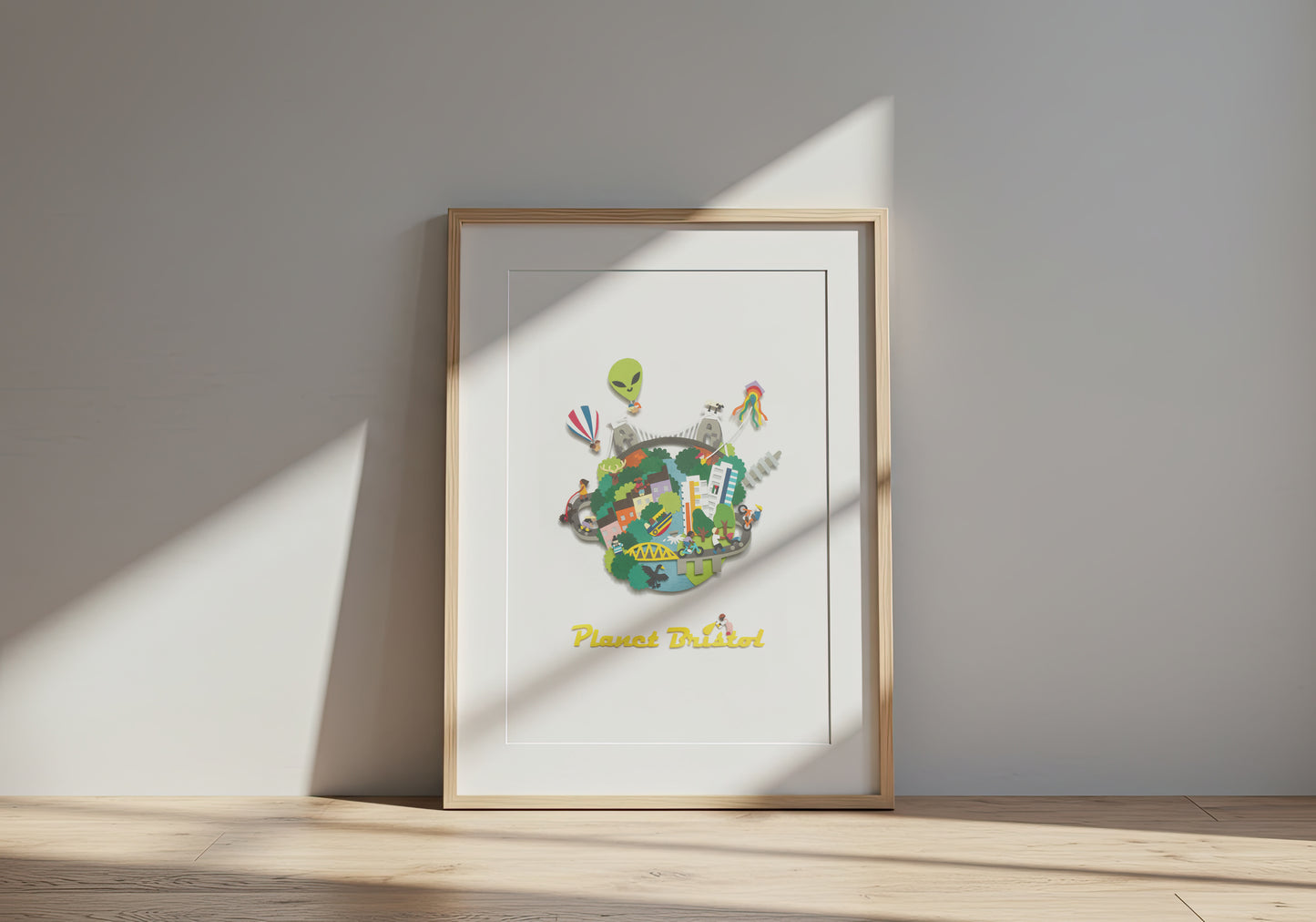 Planet Bristol Fine Art Print