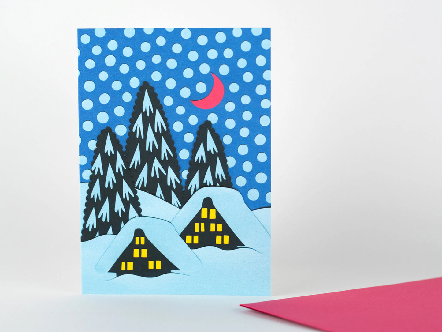 Snowy Japanese Village Christmas Cards (inspired by Shirakawa-go)