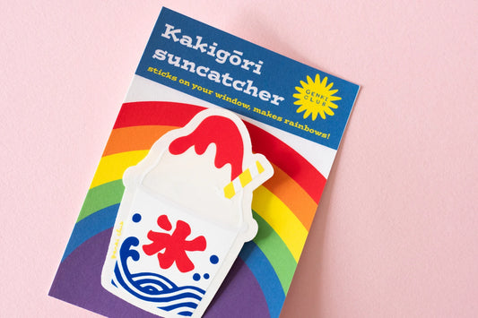 Kakigōri Suncatcher Sticker | Japanese shaved ice